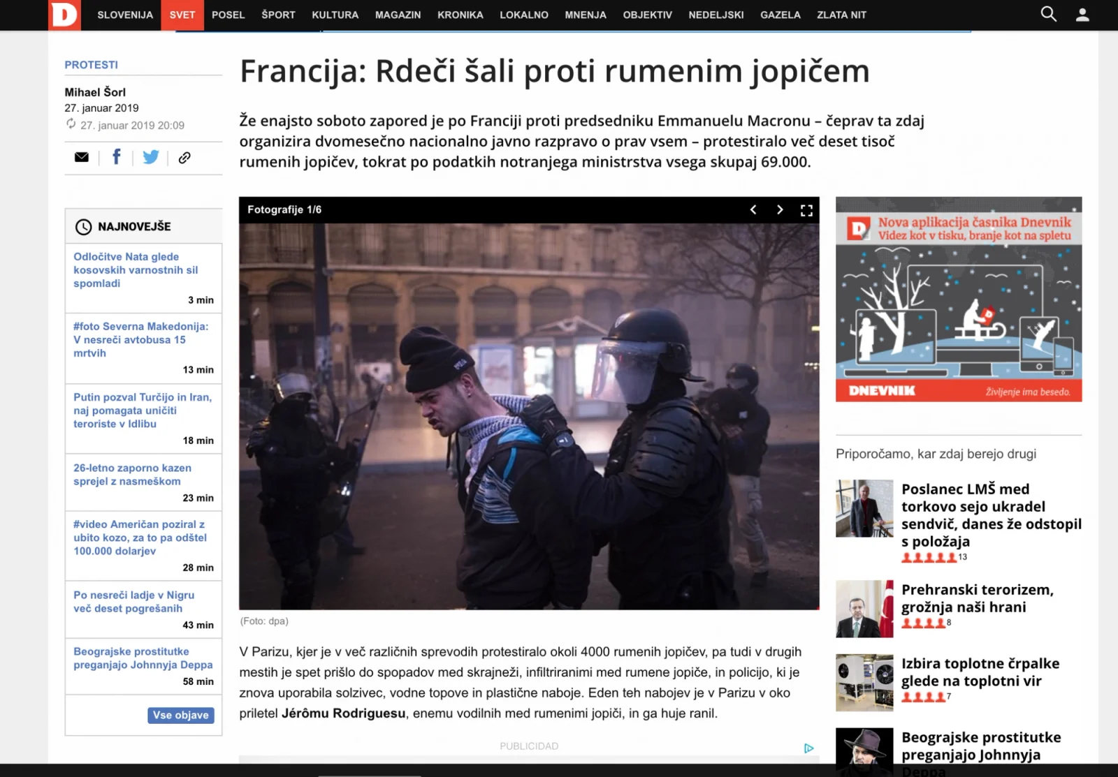 Tearsheet: Dnevnik