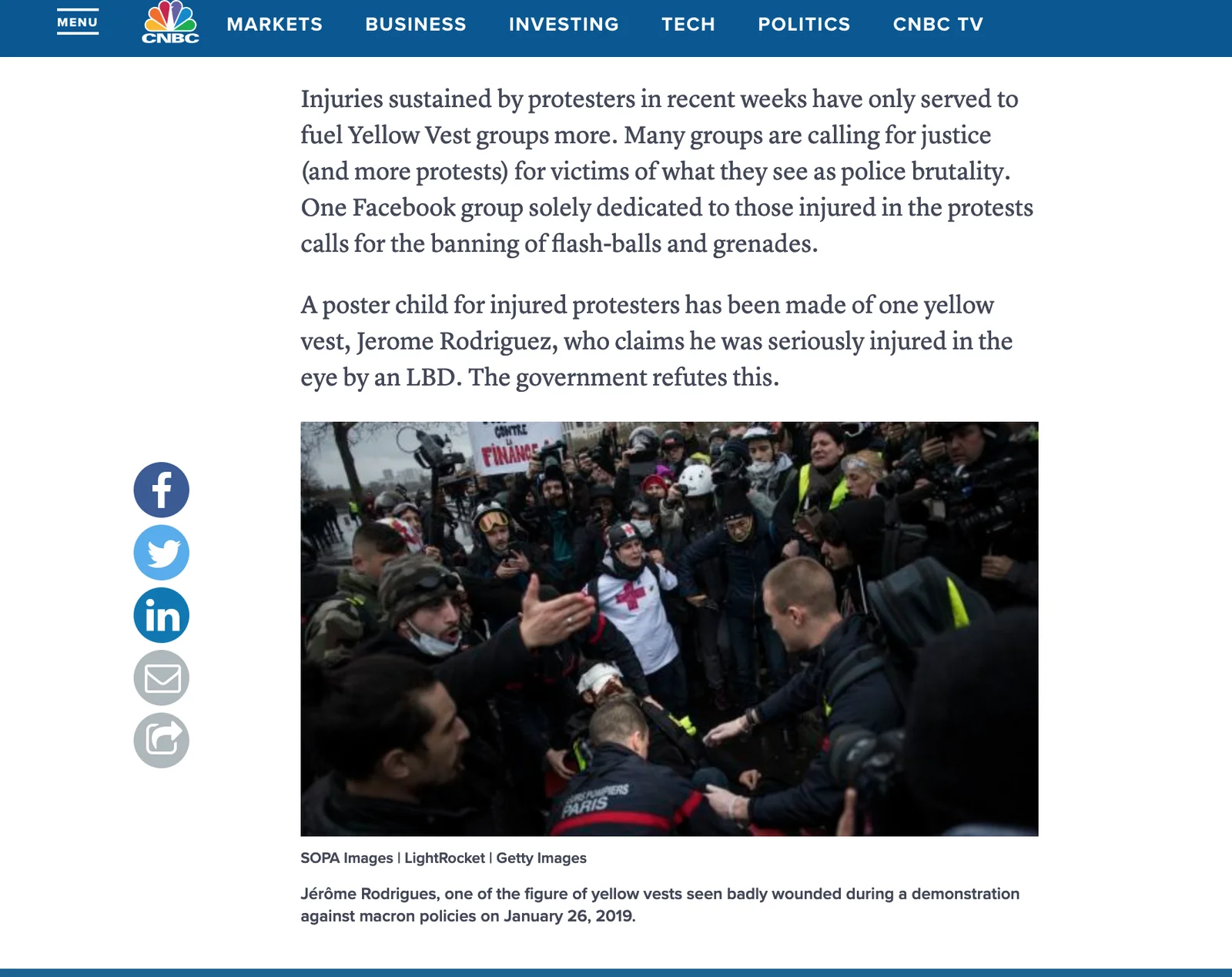 Tearsheet: CNBC