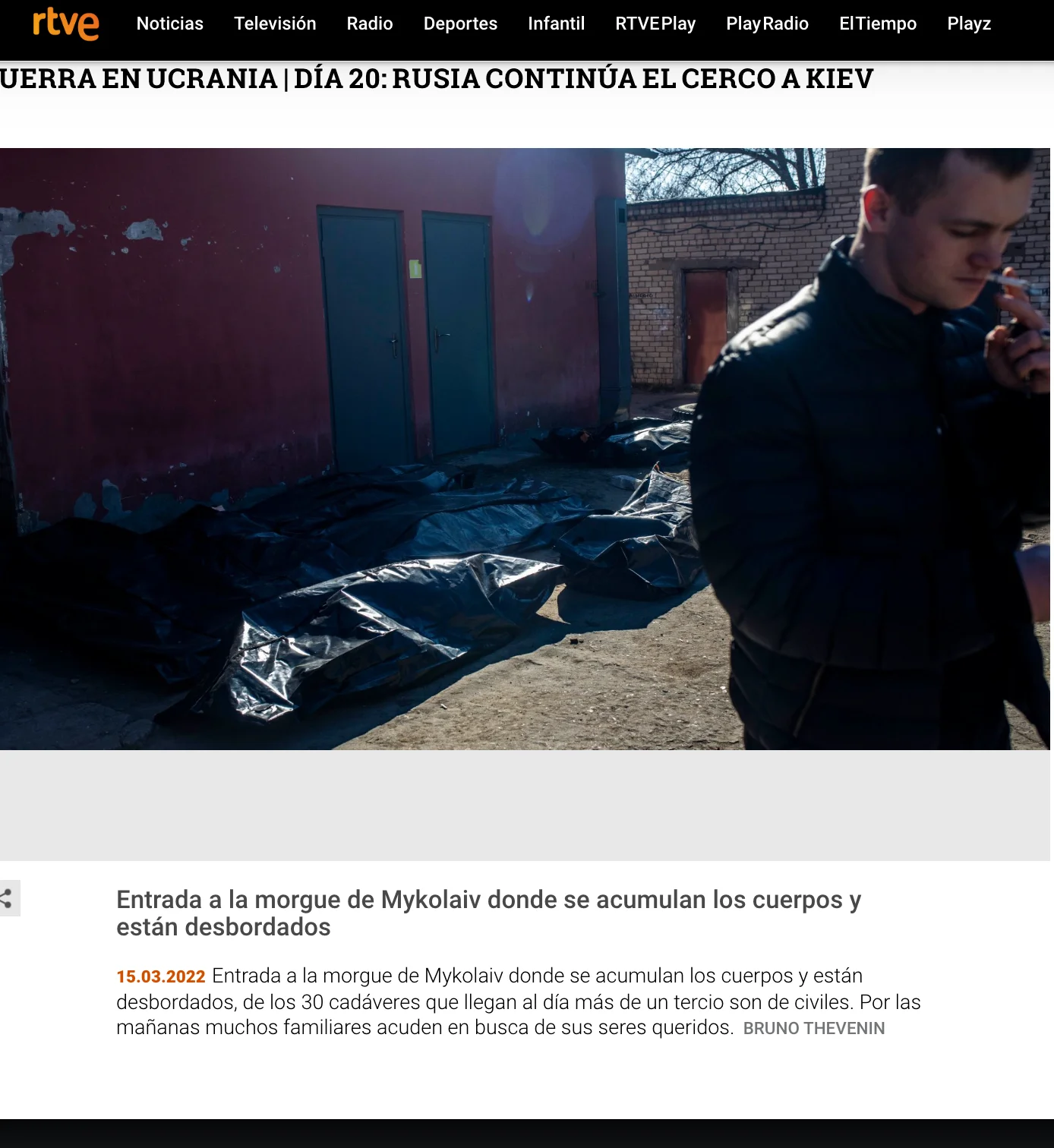 Tearsheet: RTVE, Ukraine