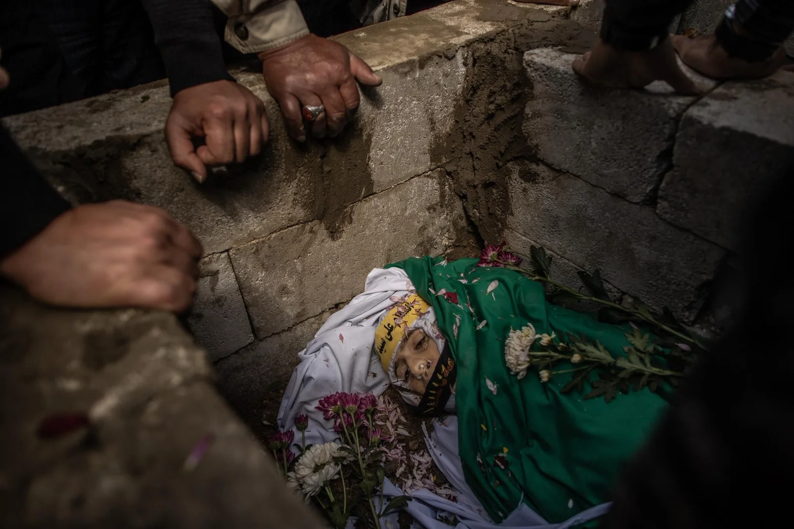 Funeral de Jawad de 11 años, asesinado en un ataque israelí junto a otros dos niños, incluido un bebé de 3 meses, y su madre. Líbano