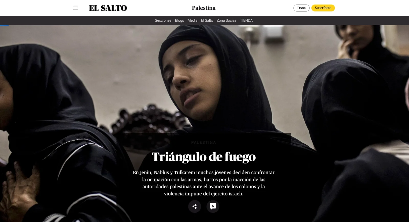 Tearsheet: El Salto, Triángulo de Fuego