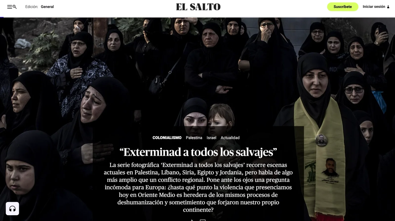 Tearsheet: El Salto, Exterminad a todos los salvaves