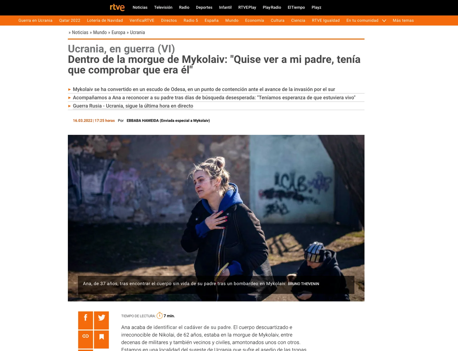 Tearsheet: RTVE, Ukraine