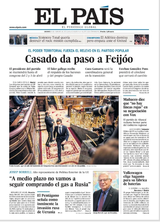 Tearsheet: El País