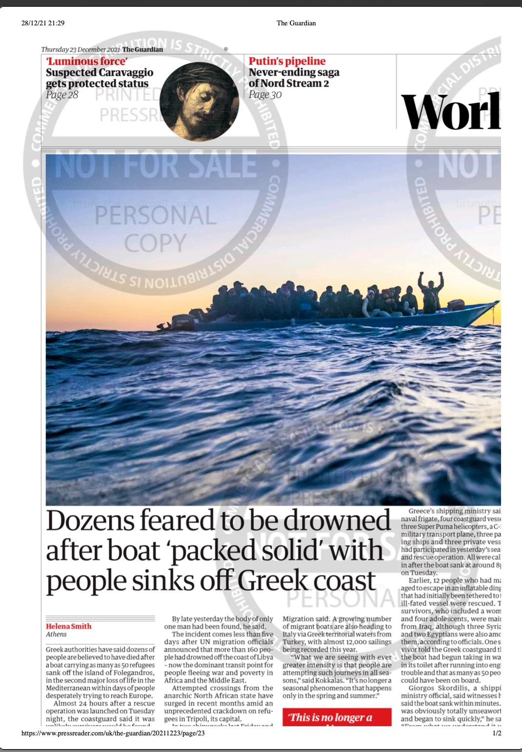 Tearsheet: The Guardian