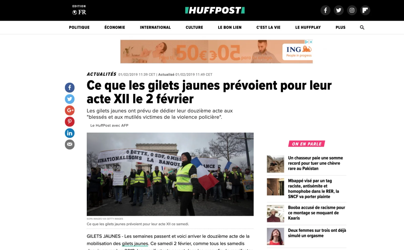 Tearsheet: HuffPost