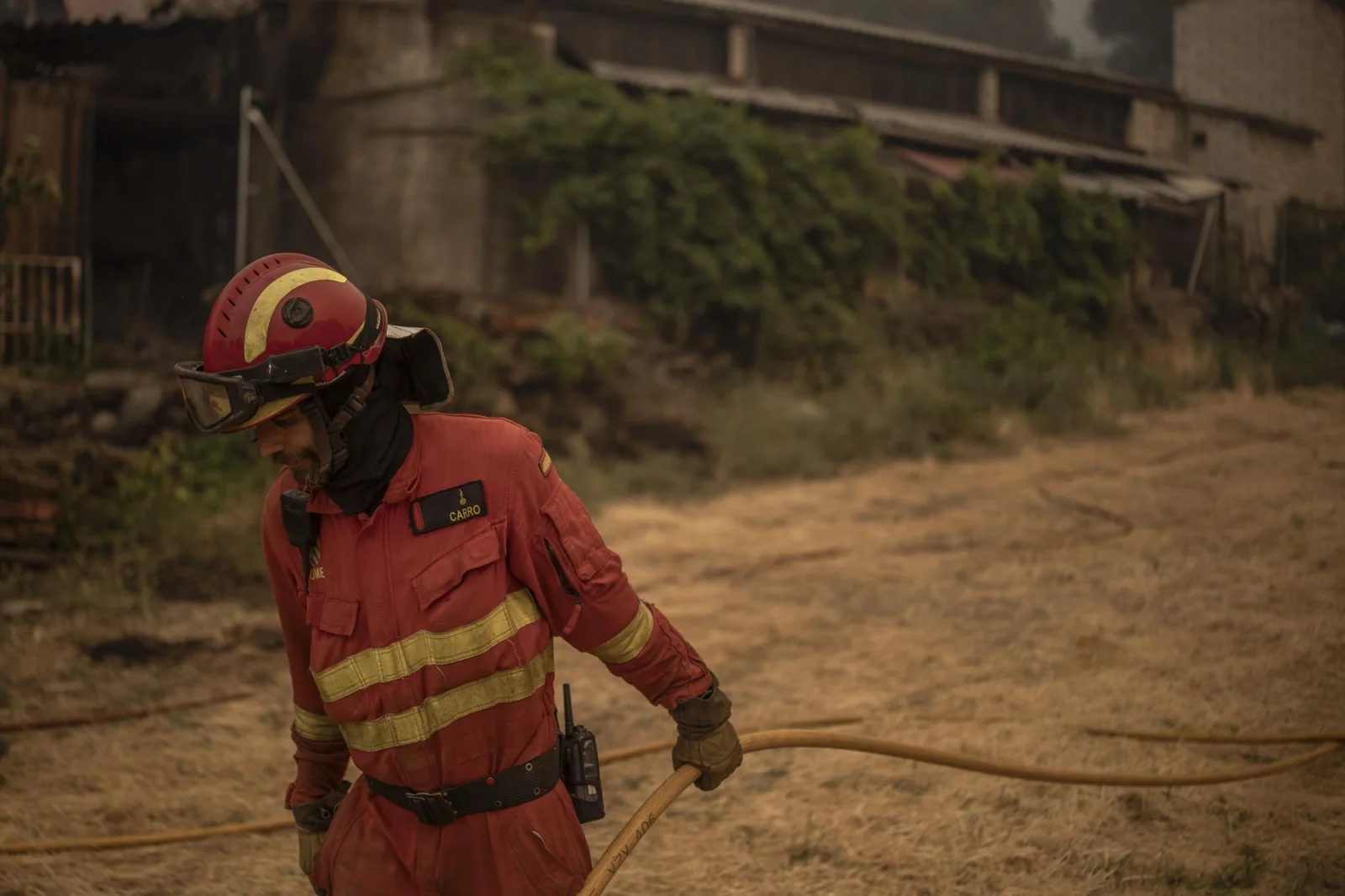 A member of the Military Emergency Unit (UME) during