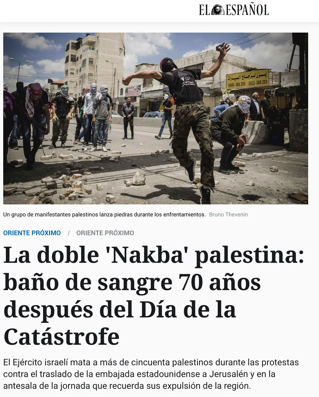 Tearsheet: El Español